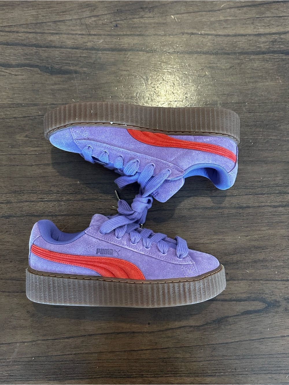 FENTY x PUMA Creeper Phatty Purple Red Women’s 8.5 NWOB 399332-03